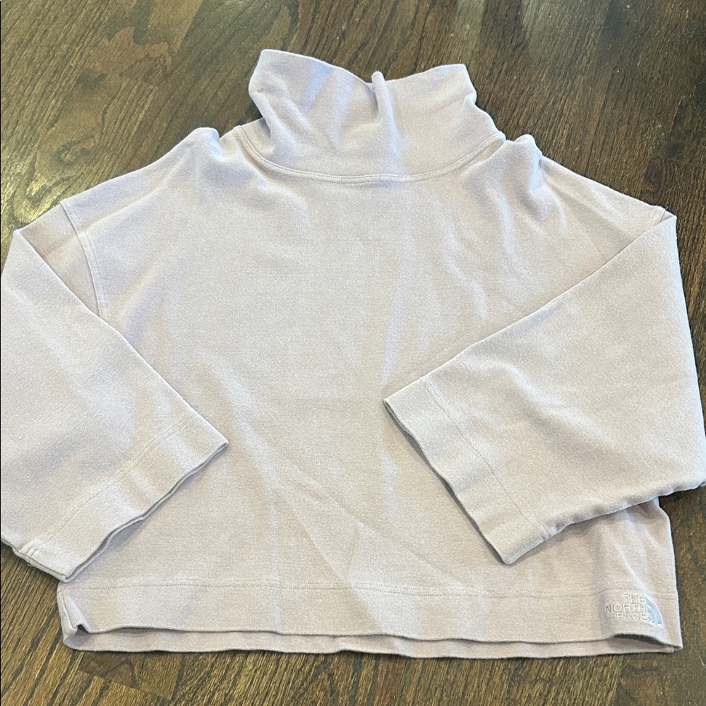 The North Face Light Purple Turtleneck Sweater